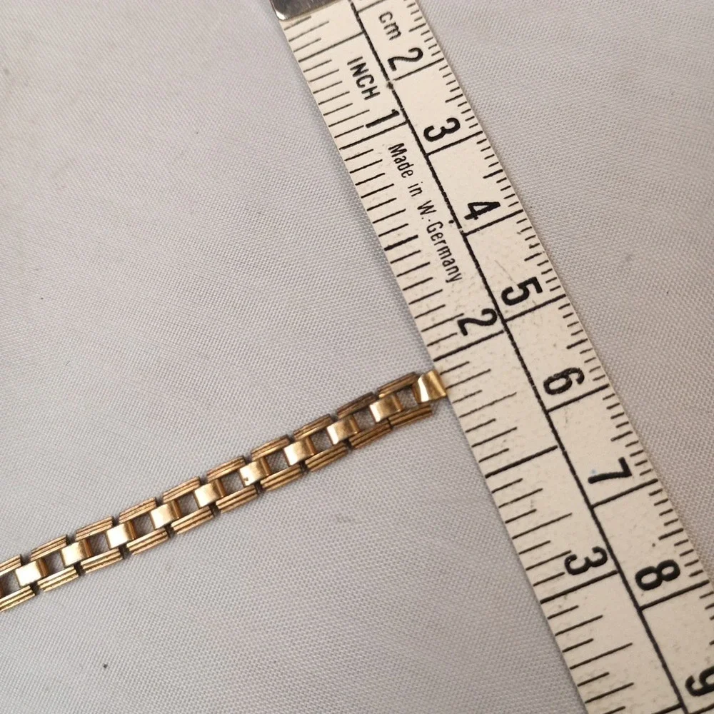 Rare Hadley Ladies Band 1930s Patent 1966063 Deployment Clasp Gold Tone 5.25